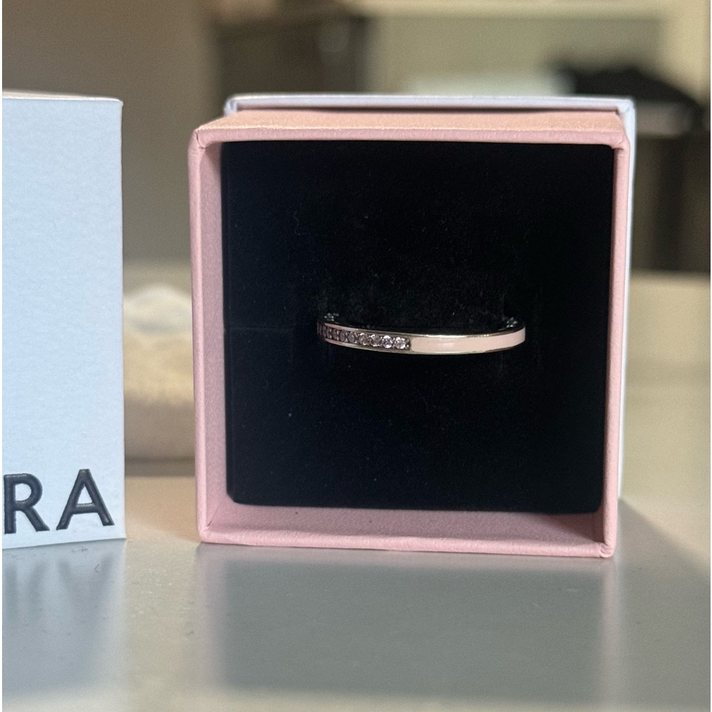 Pandora Pink Radiant Hearts of Pandora Ring